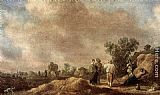 Haymaking by Jan van Goyen